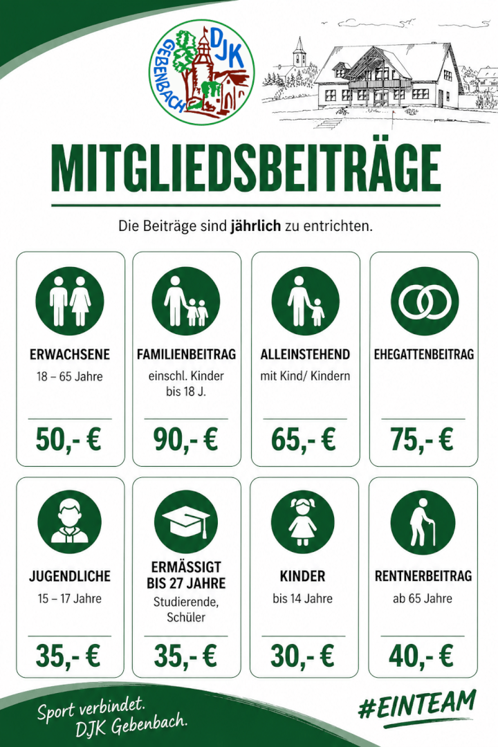 Mitgliedsbeiträge 2026